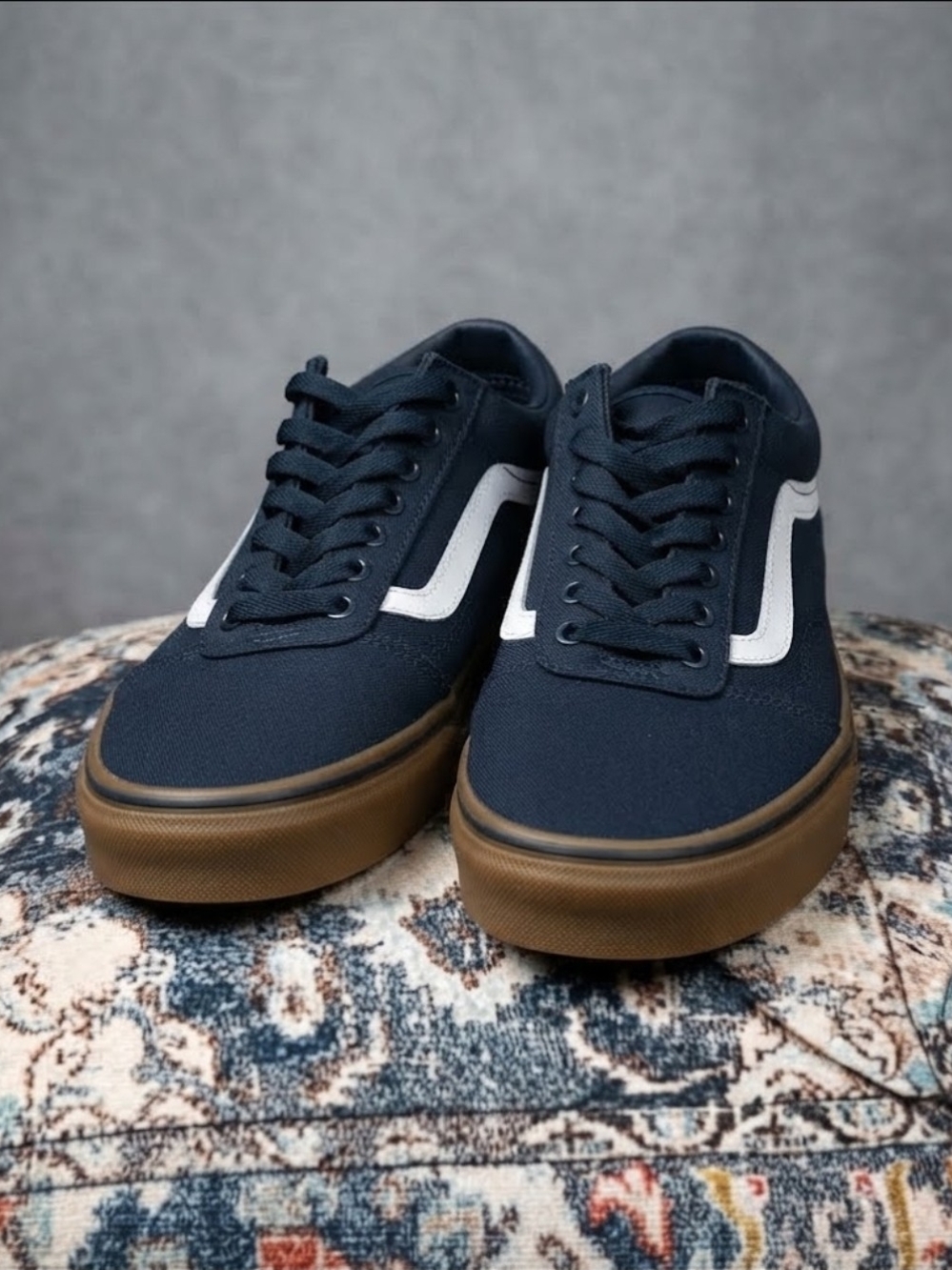 Vans Old Skool Men's Sneakers Blue & White US 9.5 D